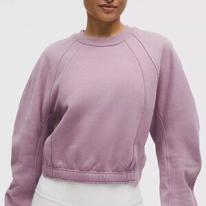 LULULEMON ATHLETICA plum crop Scuba sweatshirt/M?
